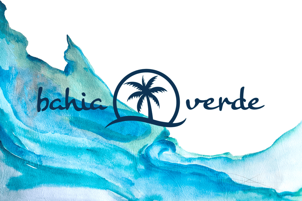 Bahia Verde logo wave background