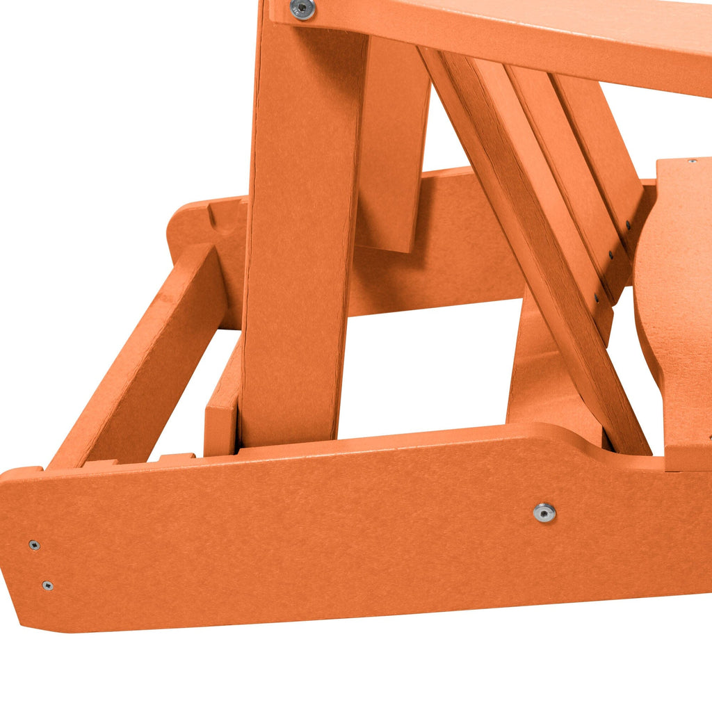 Reclining mechanism for orange Cape folding Adirondack chair 