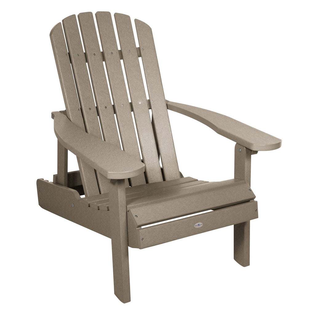 Cape folding and reclining Adirondack chair in Cabana Tan