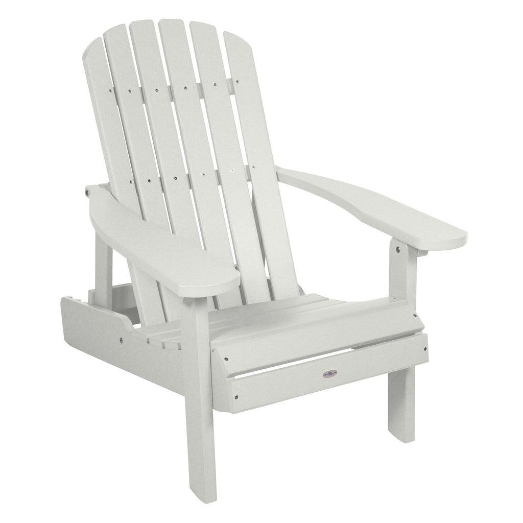 Cape folding and reclining Adirondack chair in Coconut White