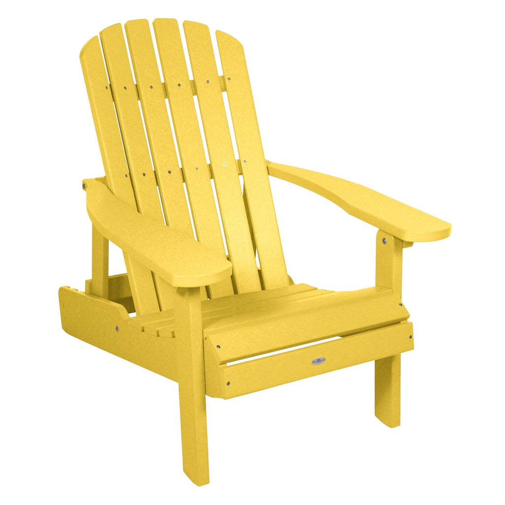 Cape folding and reclining Adirondack chair in Sunbeam Yellow