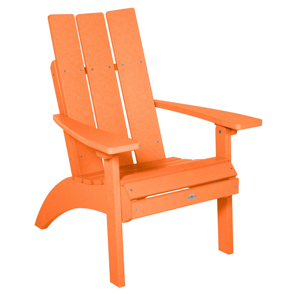 Citrus Orange Corolla Comfort Height Adirondack Chair 