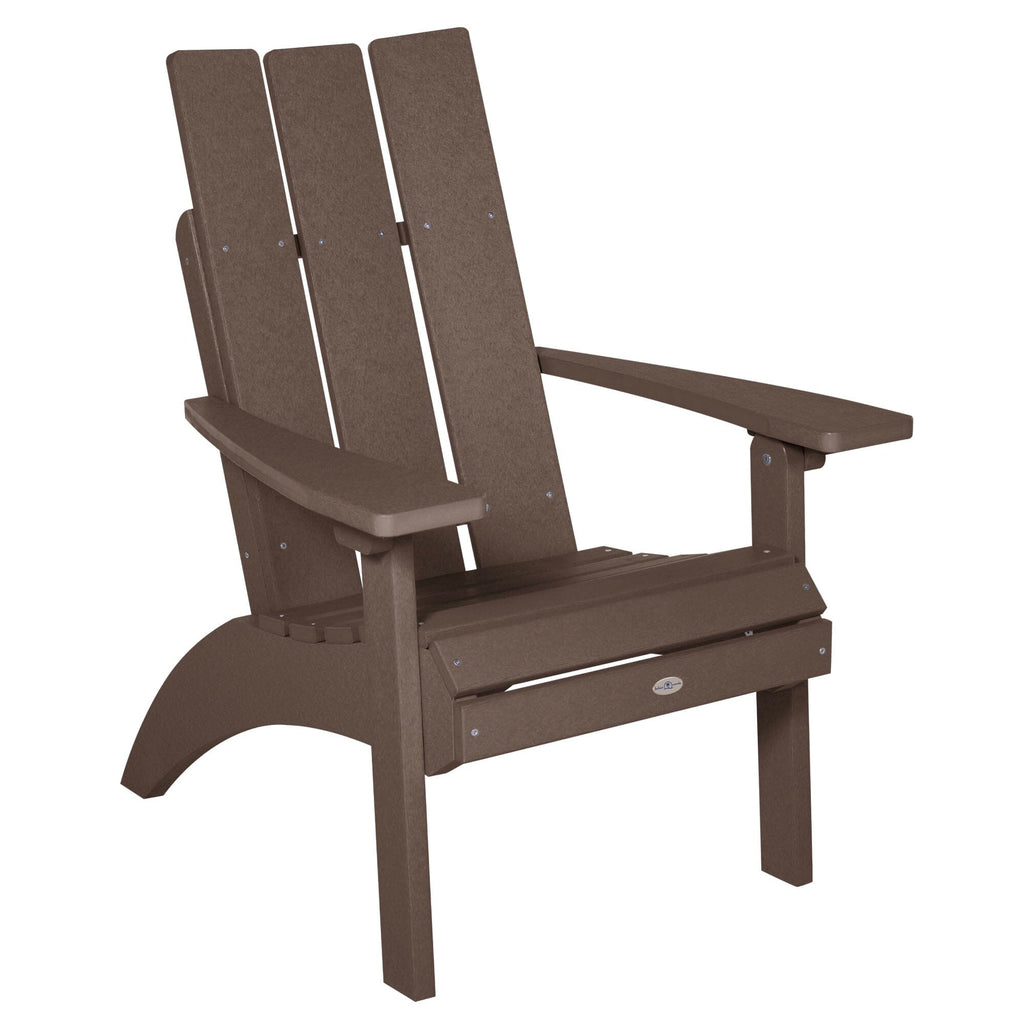 Mangrove Brown Corolla Comfort Height Adirondack Chair 
