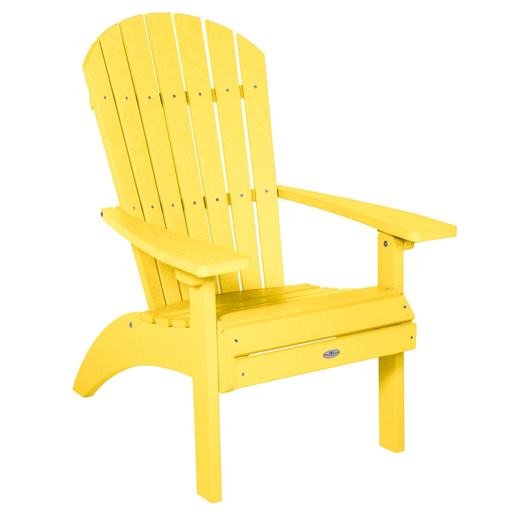 Waterfall comfort height Adirondack chair in Sunbeam Yellow