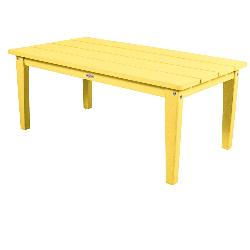 Adirondack Conversation table in Sunbeam Yellow
