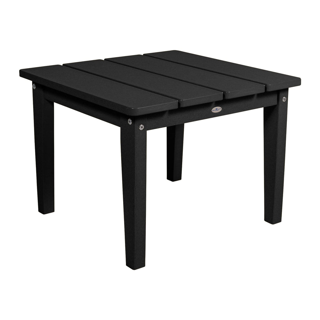 Large Adirondack side table in Black Sand