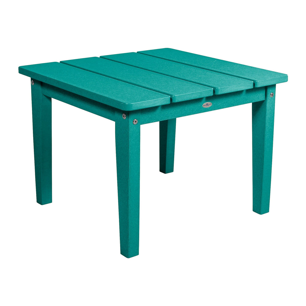 Large Adirondack side table in Seaglass Blue