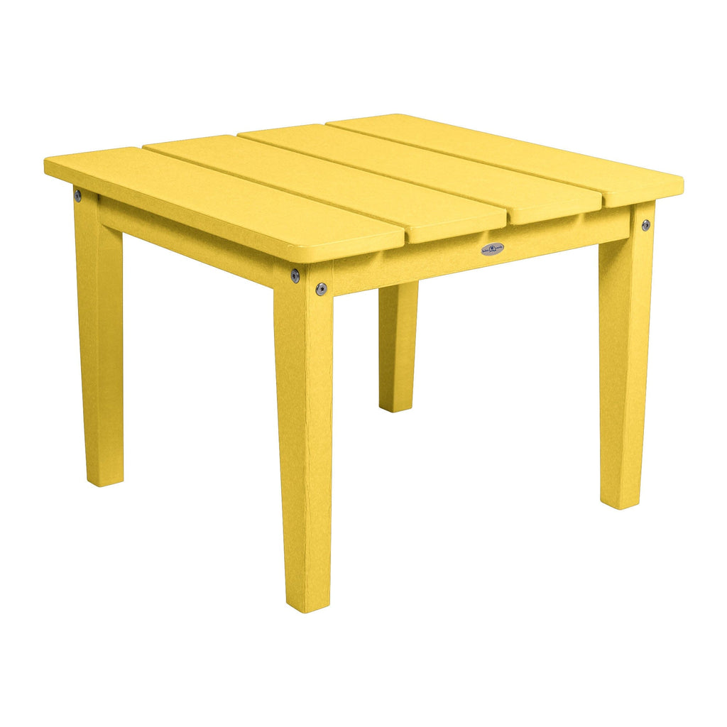 Large Adirondack side table in Sunbeam Yellow