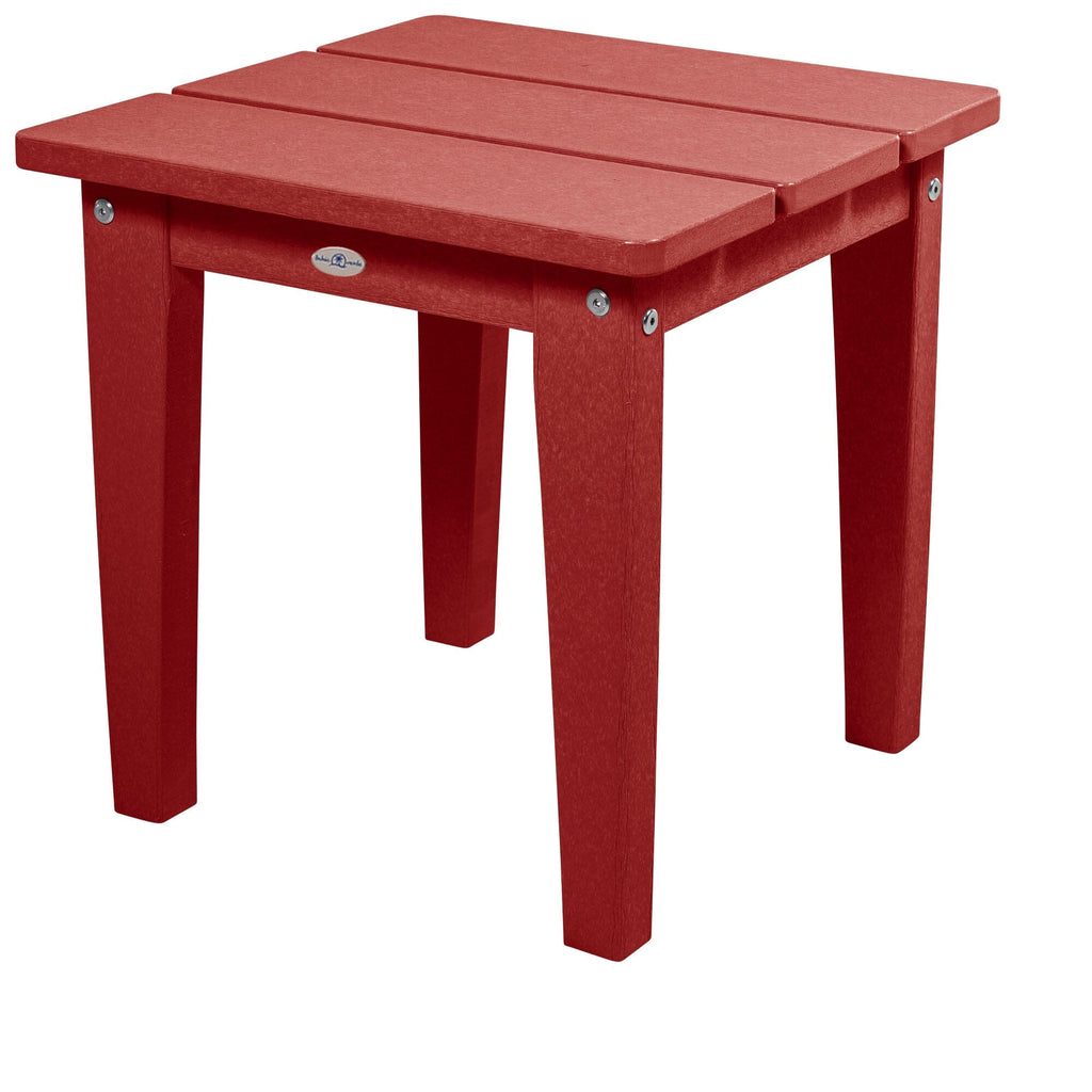 Small side table in Boathouse Red