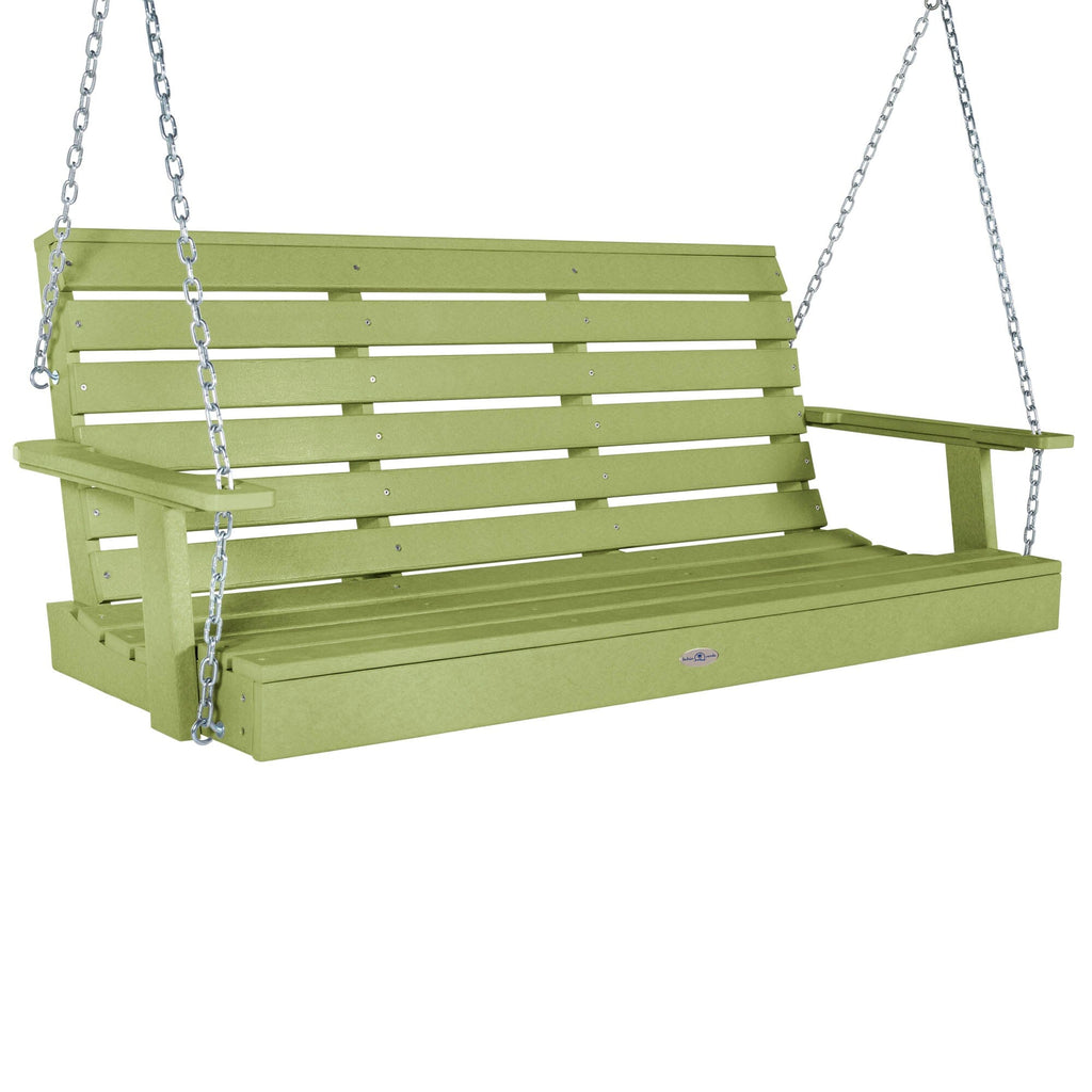5ft Palm Green porch swing