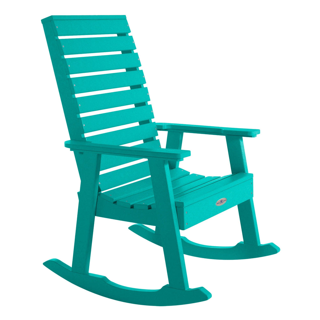 Riverside rocking chair in Seaglass Blue